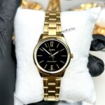 Casio Femme LTP-V005G-1B Montre Élégante Plaquée Or Cadran Noir LTP-V005G-1B https://aiguilledeluxe.com original Algerie DZ