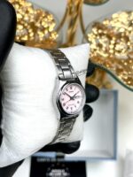 Casio Femme LTP-V006D-4B Élégante Cadran Rose Bracelet Acier Argenté LTP-V006D-4B https://aiguilledeluxe.com original Algerie DZ