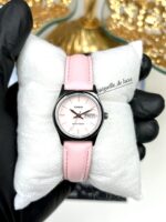 Casio Femme LTP-V006L-4B Élégante Cadran Rose Bracelet Cuir Rose LTP-V006L-4B https://aiguilledeluxe.com original Algerie DZ