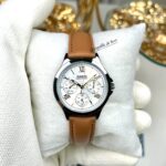 Casio Femme LTP-V300L-7A2 Élégante Multifonction Cadran Argent Bracelet Cuir Brun LTP-V300L-7A2 https://aiguilledeluxe.com original Algerie DZ