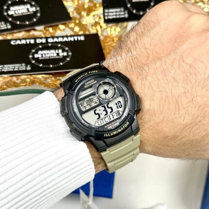 Casio Homme AE-1000W-5A Résine Sportive Multifonction AE-1000W-5A https://aiguilledeluxe.com original Algerie DZ
