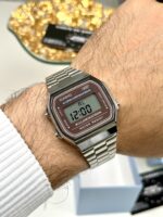 Casio Unisexe A168WA-5AY Bracelet Acier Chromé Rétro Urbain A168WA-5AY https://aiguilledeluxe.com original Algerie DZ