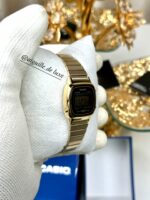 Casio Femme LA670WGA-1D Bracelet Acier Doré Rétro Raffiné LA670WGA-1 https://aiguilledeluxe.com original Algerie DZ