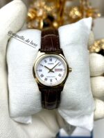 Casio Femme LTP-V006GL-9B Bracelet Cuire Cadran Doré Classique  Raffiné LTP-V006GL-9B https://aiguilledeluxe.com original Algerie DZ