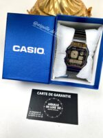 Casio Unisexe A130WEGG-1A Bracelet Acier Gris Foncé Moderne Et Urbain A130WEGG-1A https://aiguilledeluxe.com original Algerie DZ