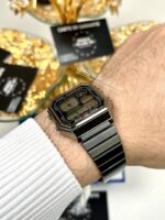 Casio Unisexe A130WEGG-1A Bracelet Acier Gris Foncé Moderne Et Urbain A130WEGG-1A https://aiguilledeluxe.com original Algerie DZ