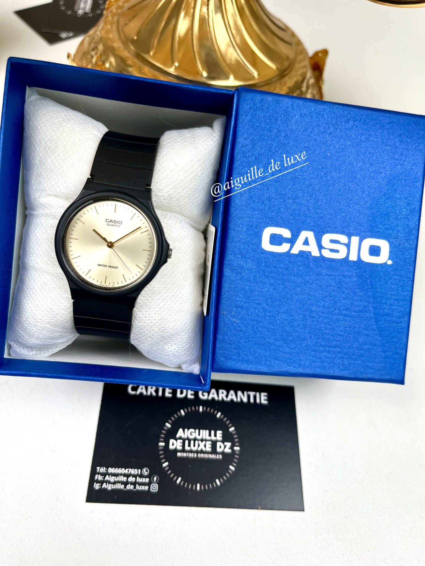 Casio Unisexe MQ-24-9E Bracelet Résine Noir Or Classique Minimaliste MQ-24-9E https://aiguilledeluxe.com original Algerie DZ