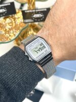 Casio Unisexe A158WEM-7 Bracelet Acier Maille Vintage Raffiné A158WEM-7 https://aiguilledeluxe.com original Algerie DZ