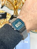 Casio Unisexe A158WEM-7 Bracelet Acier Maille Vintage Raffiné A158WEM-7 https://aiguilledeluxe.com original Algerie DZ
