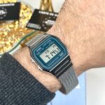 Casio Unisexe A158WEM-3 Bracelet Acier Maille Vintage Élégant (Copie) A158WEM-4 https://aiguilledeluxe.com original Algerie DZ