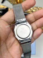 Casio Unisexe A158WEM-7 Bracelet Acier Maille Vintage Raffiné A158WEM-7 https://aiguilledeluxe.com original Algerie DZ