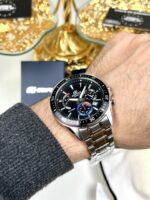 Casio Edifice Homme EFR-552D-1A3V Chronographe Sportif Bracelet Acier Robuste EFR-552D-1A3V https://aiguilledeluxe.com original Algerie DZ