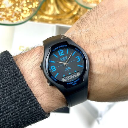 Casio Homme AW-90H-2B Sportive Analogique Digitale Bracelet Résine Robuste AW-90H-2B https://aiguilledeluxe.com original Algerie DZ