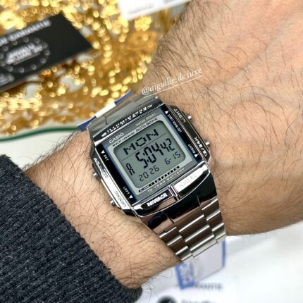 Casio Unisexe DB-360-1A Vintage Polyvalente Avec Bracelet Acier DB-360-1A https://aiguilledeluxe.com original Algerie DZ