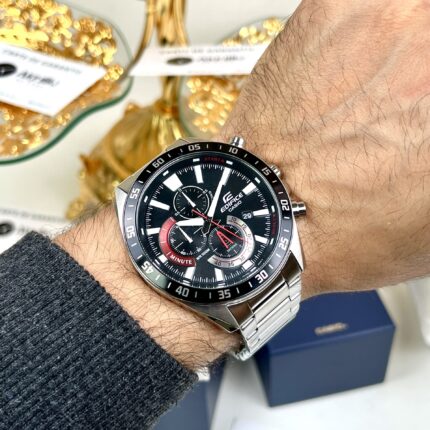Casio Homme Edifice EFV-620D-1A4 – Sportive Élégante Cadran Noir EF-620D-1A4 https://aiguilledeluxe.com original Algerie DZ