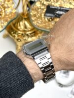 Casio Unisexe A158WEA-7 Vintage Iconique Bracelet Acier Intemporel Touche Blanche (Poignets fins à moyens) A158WEA-7 https://aiguilledeluxe.com original Algerie DZ