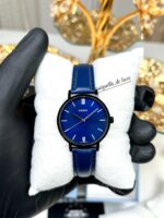 Casio Femme LTP-VT02BL-2A – Montre Élégante Minimaliste Bracelet Cuir Bleu LTP-VT02BL-32A https://aiguilledeluxe.com original Algerie DZ