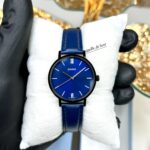 Casio Femme LTP-VT02BL-2A – Montre Élégante Minimaliste Bracelet Cuir Bleu LTP-VT02BL-32A https://aiguilledeluxe.com original Algerie DZ