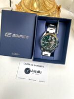 Casio Edifice Homme EFV-630D-3A – Chronographe Sportif Élégant Cadran Vert EFV-630D-3A https://aiguilledeluxe.com original Algerie DZ