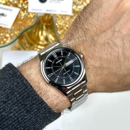 Casio Homme MTP-V006D-1C Classique Élégante Bracelet Acier (⌀ 38 mm) MTP-V006D-1C https://aiguilledeluxe.com original Algerie DZ